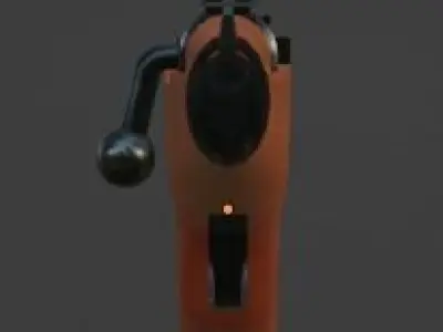 kar98k rifle Free low-poly 3D model