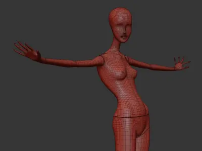 Mannequin 604 coll60 3D model