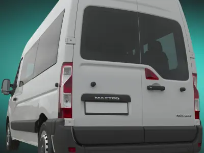 Renault Master 2020 Minibus L2H2 3D model