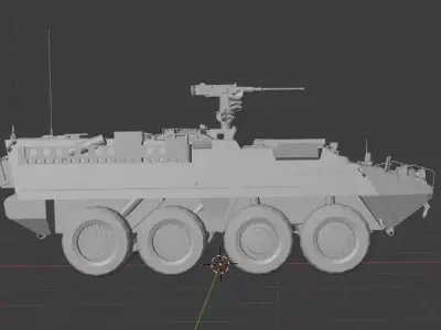 Stryker ICV M1126 Infantry Carrier Vehicle Free 3D print model