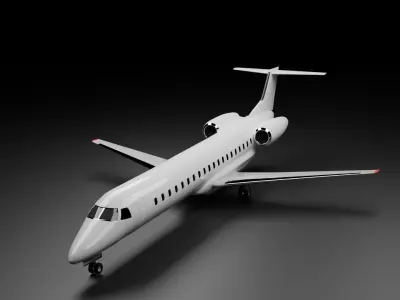 Embraer E135 E145 3D model