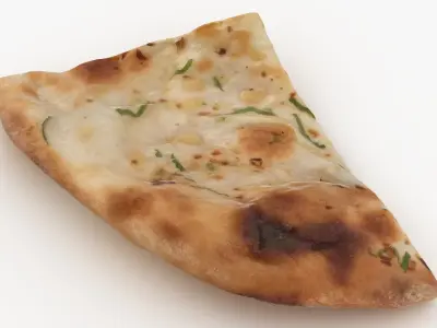 Garlic Naan 3D model
