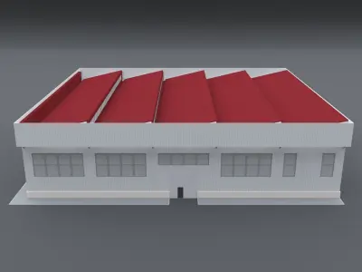 INDUSTRIAL STRUCTURES 1 Low-poly 3D model