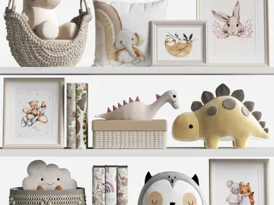 Kids Room Decor 138 3D model