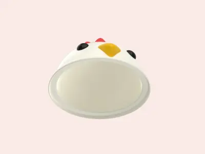 Chicken Hat Cute  Low-poly 3D model