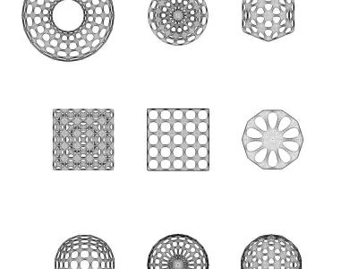 Standard geometric primitives 3D print model