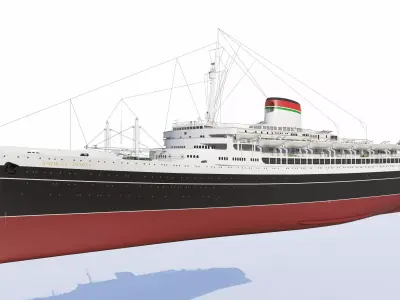 SS Andrea Doria 3D model