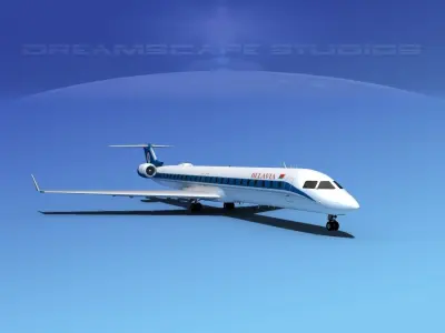 Bombardier CRJ900 Belavia 3D model