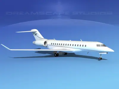 Global Express 8000 V13 3D model