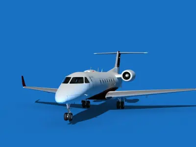 Embraer Legacy 500 V08 3D model