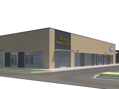 Retail-142 Retail Stores 3D model