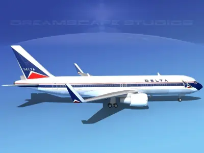 Boeing 767-300 Delta 1 3D model