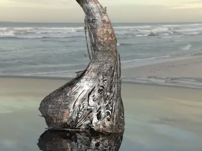 Asteroid exhaust funnels 3D model