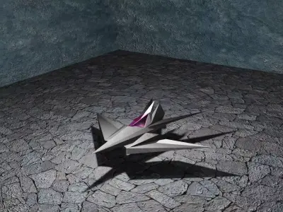 Sparrow MK1 Low-poly 3D model