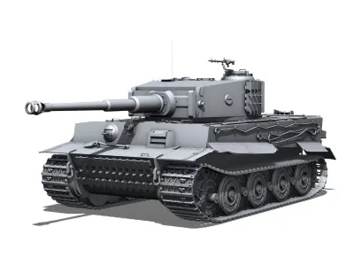 Tiger - Late Production 3D model