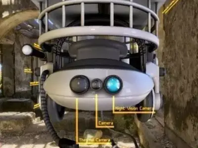 Survival AR Headset Free 3D model