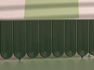 Modern Cabinet Design Free low-poly 3D model