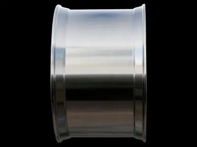 BBS RS Gold - Diamond Cut - Rim 3D model