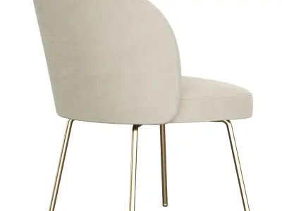 Greer Upholstered Dining Chair 3D model