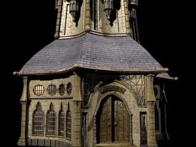 Little chirch 3D model