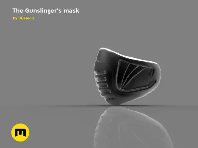 The Gunslingers mask 3D model