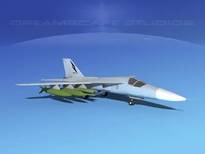 General Dynamics FB-111 Aardvark V10 3D model