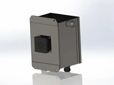 Electric Control Box Assembly With Box Free 3D model