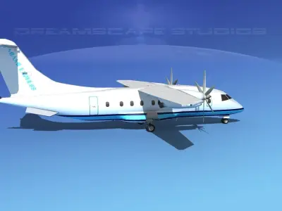 Dornier Do-328-130 Miami Express 3D model