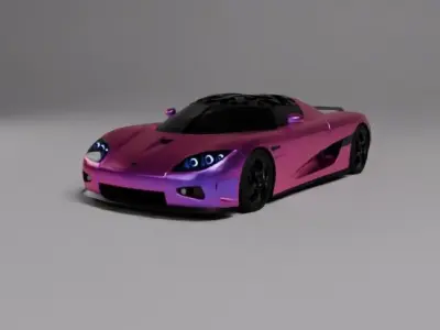 Koenigsegg CCX Free low-poly 3D model