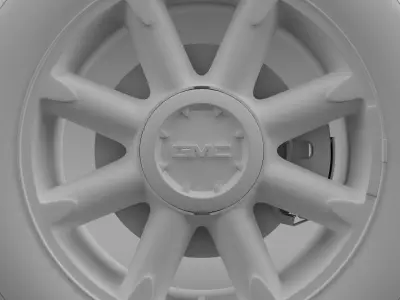 GMC Denali wheel 3D model