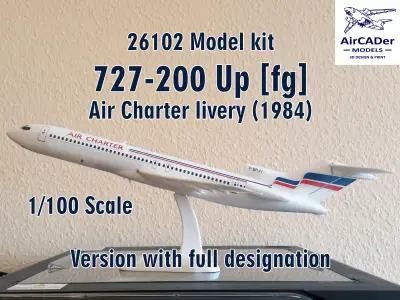 26102 Model kit Boeing 727-200 Up fg 3D print model