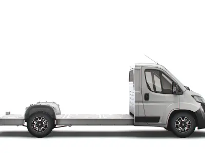 Vauxhall Movano 3540 L4 platform cab 2022 3D model