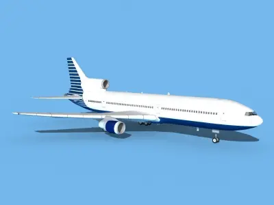 Lockheed L-1011 TriStar Corporate 2 3D model
