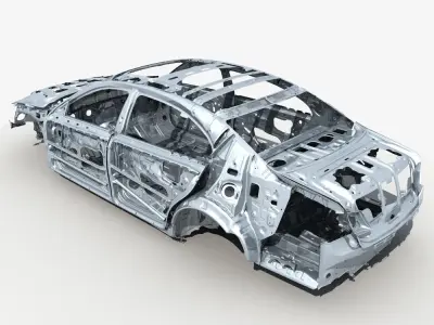 Car Frame 01 3D model