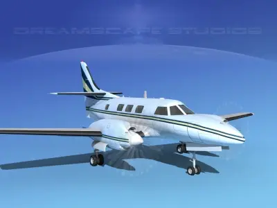 Swearingen SA226-T Merlin III V09 3D model