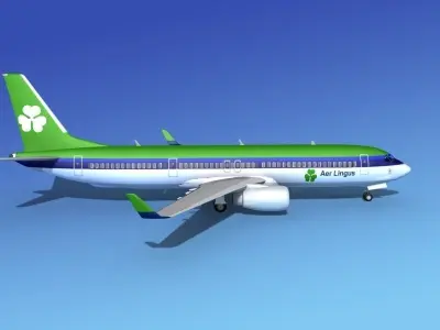 Boeing 737-800 Aer Lingus 3D model