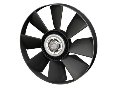 Engine cooling fan 3D model