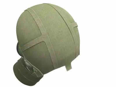 Gas Mask 01 3D model