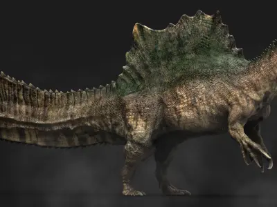 Spinosaurus Low-poly 3D model