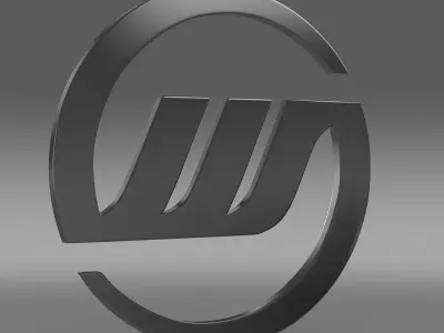 Williams Logo 3D model