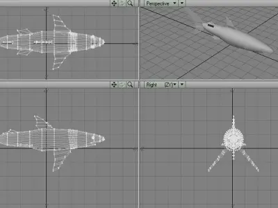 Shark - Blueshark 3D model
