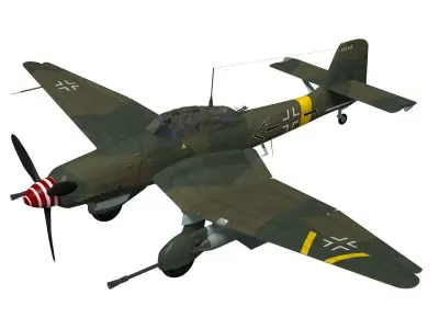 Junkers Ju87 G2 Stuka 3D model