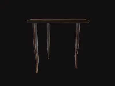 Medieval Furniture V06 Low-poly 3D model