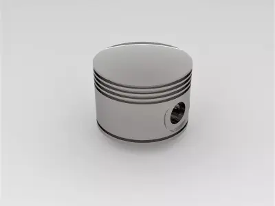Piston cap - stainless steel 3D model