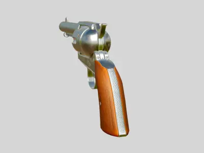 Colt Single Action Army Low-poly 3D model