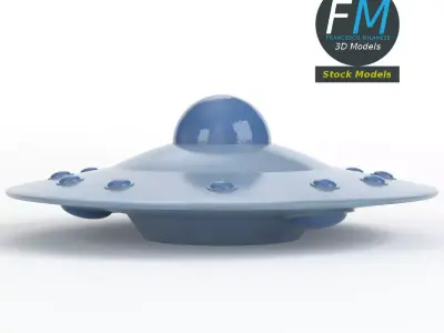 Flying saucer 1 3D model