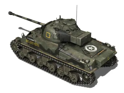 M4 Sherman MK VC Firefly - Beldevere 3D model