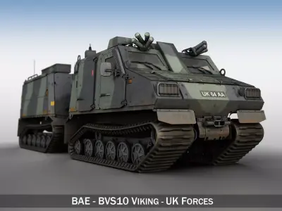 BVS10 Viking - UK Forces 3D model