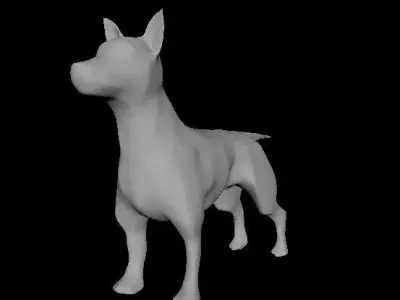 jack russel 3D model