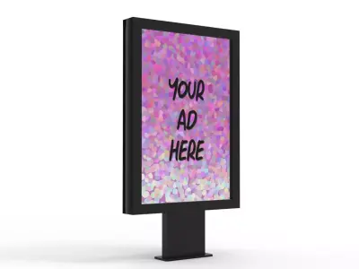 BILLBOARD lcd screen 3D model